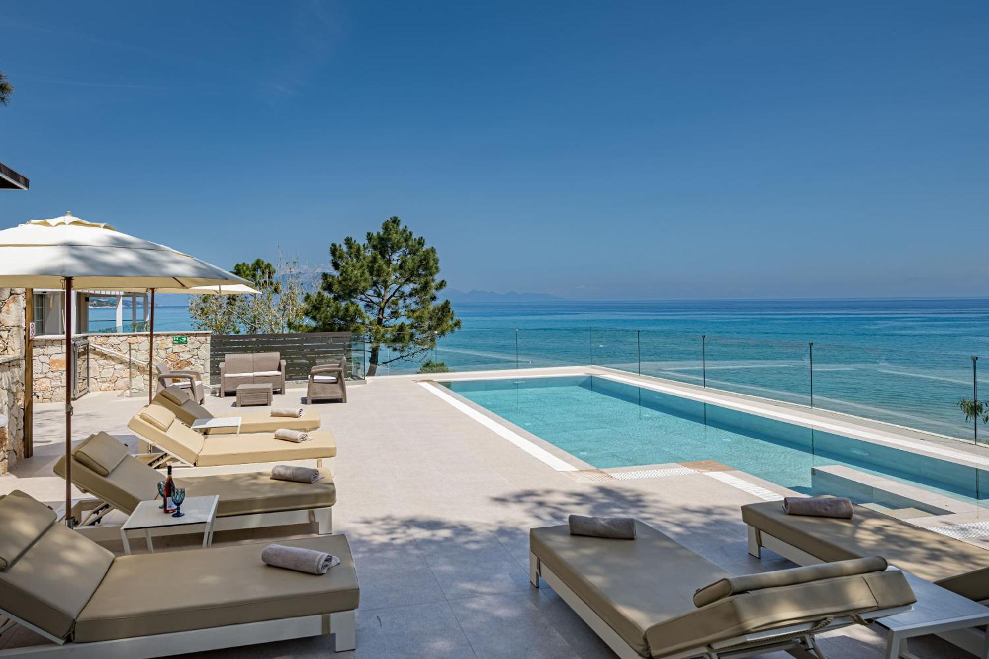 Addimare Sea View Villa, And Events Venue Alykes  Exterior foto