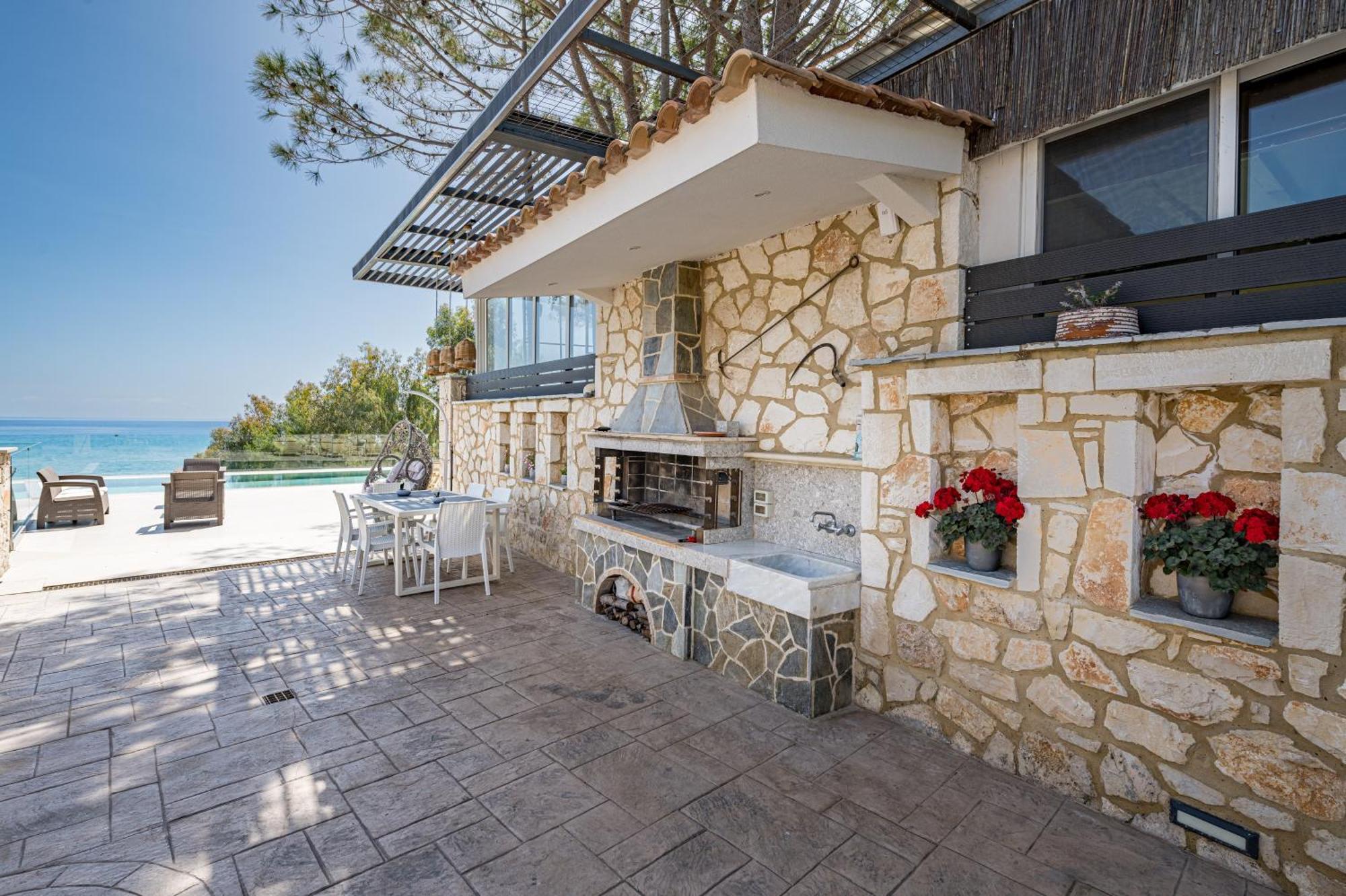 Addimare Sea View Villa, And Events Venue Alykes  Exterior foto
